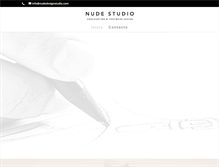 Tablet Screenshot of nudedesignstudio.com